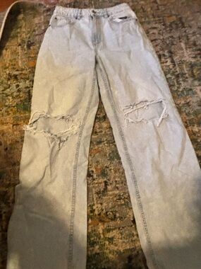 Garage Light Wash Boyfriend Jeans